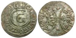 Ancient Coins - Livonia. Under Sweden Occupation. Carl X Gustav (1654-1660) AR Solidus