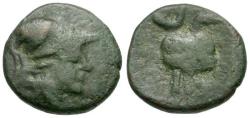 Ancient Coins - Pamphylia. Side Æ13 / Pomegranate