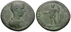 Ancient Coins - Diadumenian, Caesar (AD 217-218). Moesia Inferior. Nicopolis ad Istrum. Statius Longinus, legatis consularis Æ27 / Prince