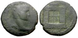 Ancient Coins - Trajan (AD 98-117). Bithynia. Nicaea Æ20 / Altar