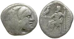 Ancient Coins - Kings of Macedon. Philip III Arrhidaios (323-317 BC). Celtic Imitative AR Drachm