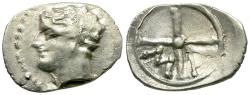 Ancient Coins - Gaul. Massalia AR Obol
