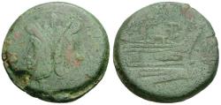 Ancient Coins - 189-180 BC - Roman Republic.  Anonymous Æ AS / Victory and LFP Series