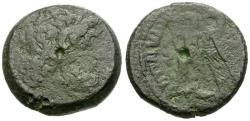 Ancient Coins - Ptolemaic Kings of Egypt. Ptolemy IX Soter II (117-81 BC) and Ptolemy X Alexander I (114-88 BC) Æ17