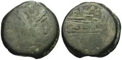 Ancient Coins - 169-158 BC - Roman Republic. P. Cornelius P.f. Blasio Æ AS