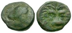 Ancient Coins - Ionia. Samos Æ11 / Lion