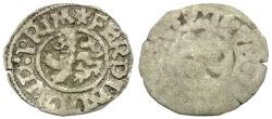 World Coins - Kingdom of Bohemia. Ferdinand I (1521-1564) AR Uniface Weiss-Pfennig