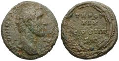 Ancient Coins - Antoninus Pius (AD 138-161) Æ As / Wreath