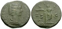 Ancient Coins - Julia Domna (AD 193-217) Æ Sestertius / Venus