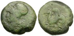 Ancient Coins - Sicily. Syracuse. Dyonysios I (405-367 BC) Æ Litra / Hippocamp