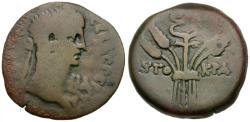 Ancient Coins - Claudius (AD 41-54). Egypt. Alexandria Æ Diobol / Kerykeion