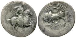 Ancient Coins - Ionia. Magnesia ad Maeandrum AR Didrachm / Bull