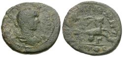 Ancient Coins - Volusian (251-253). Cilicia. Anazarbus Æ23 / Capricorn