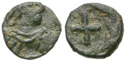Ancient Coins - Vandals. Pseudo-Imperial &#198; Nummus / Cross