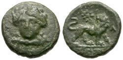 Ancient Coins - Ionia. Miletos. Zopyros, magistrate Æ10 / Lion
