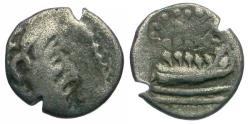 Ancient Coins - Phoenicia. Arados AR Obol / Galley