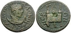 Ancient Coins - Salonina (AD 253-268). Pamphylia. Perge Æ31 Assaria / Chest