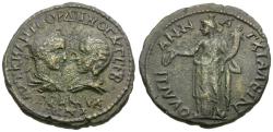 Ancient Coins - Gordian III (AD 238-244) with Tranquilina. Thrace. Anchialus Æ26 / Homonoia