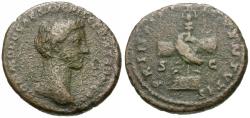 Ancient Coins - Commodus, as Caesar (AD 166-177) &#198; As / Clasped Hands