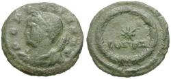 Ancient Coins - Constantine I the Great (AD 306-337). Constantinople Commemorative Æ4 / POP ROM