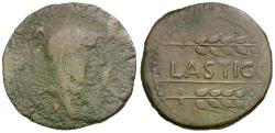 Ancient Coins - Spain. Iberia. Lastigi Æ26 / Wheat Stalks