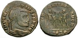 Ancient Coins - Maxentius (AD 306-312) Æ Follis / Dioscuri