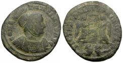 Ancient Coins - Constantine I the Great (AD 310-337) Æ3 / Two Captives Mintmark