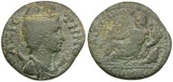 Ancient Coins - Lydia. Saitta AE20 / River god