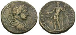 Ancient Coins - Elagabalus (AD 218-222). Moesia Inferior. Nicopolis ad Istrum. Novius Rufus, consular legate Æ26 / Zeus