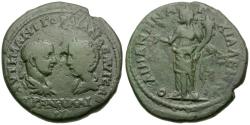 Ancient Coins - Gordian III (AD 238-244) with Tranquilina. Thrace. Anchialus Æ26 / Homonoia