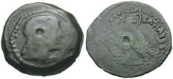 Ancient Coins - Ptolemaic Kings of Egypt. Ptolemy VI Philometor (163-145) Æ22 / Isis