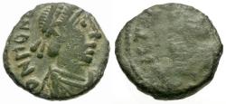 Ancient Coins - Honorius (AD 395-423) Æ Nummus / Victory