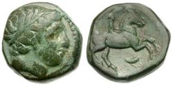 Ancient Coins - Kings of Macedon. Philip II (359-336 BC) Æ15 / Youth on Horseback