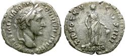 Ancient Coins - Antoninus Pius (AD 138-161) AR Denarius / Tranquillitas