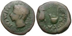 Ancient Coins - Augustus (27 BC-AD 14). Spain. Colonia Patricia (Corduba) Æ Semis