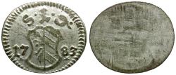 World Coins - German States. Nuremberg AR Pfennig