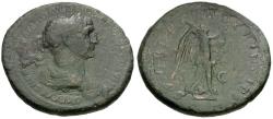 Ancient Coins - Trajan (AD 98-117) Æ As / Victory