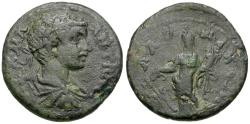 Ancient Coins - Caracalla (AD 198-217). Phrygia. Laodicea ad Lycum Æ25 / Tyche
