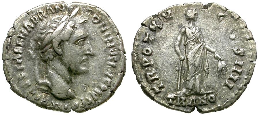 Antoninus Pius (AD 138-161) AR Denarius / Tranquillitas | Roman ...