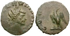 Ancient Coins - Divo Claudius II Gothicus (died AD 270) Æ Antoninianus / Eagle