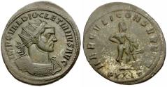 Ancient Coins - Diocletian (AD 284-305) Æ Antoninianus / Hercules