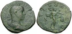 Ancient Coins - Philip II (AD 247-249) Æ Sestertius / Virtus