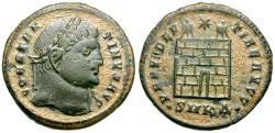 Ancient Coins - Constantine I the Great (AD 310-337) Æ3 / Campgate