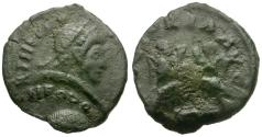 Ancient Coins - Theodosius I (AD 379-395) Æ4 / Error