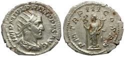 Ancient Coins - Philip I (AD 244-249) AR Antoninianus / Felicitas