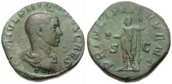 Ancient Coins - Philip II, as Caesar (AD 244-247) Æ Sestertius / Emperor