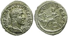 Ancient Coins - Maximinus I (AD 235-238) AR Denarius / Salus