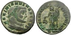 Ancient Coins - Galerius, as Caesar (AD 293-305) Æ Follis / Moneta