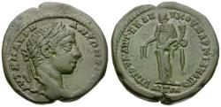 Ancient Coins - Elagabalus (AD 218-222). Moesia Inferior. Marcianopolis. Julius Antonius Seleukos, consular legate Æ26 / Tyche