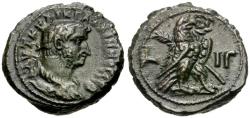 Ancient Coins - Gallienus (AD 253-268). Egypt. Alexandria Æ Tetradrachm / Eagle